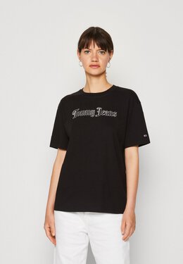 Tommy Jeans: Футболка с принтом