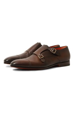 Santoni: Тёмные туфли 