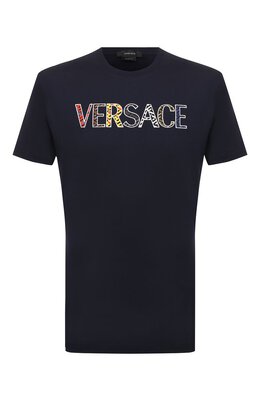 Versace: Хлопковая футболка 