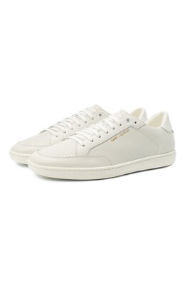 Saint Laurent: Белые кеды Court Classic SL 10