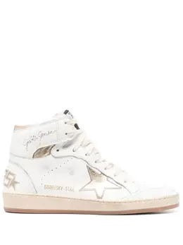 Golden Goose: Белые кроссовки  Star