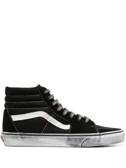 Vans: Чёрные кроссовки  Sk8-Hi