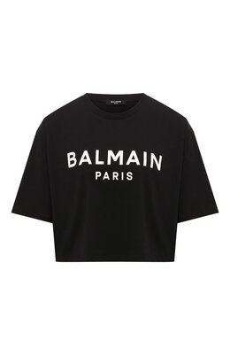 Balmain: Хлопковая футболка