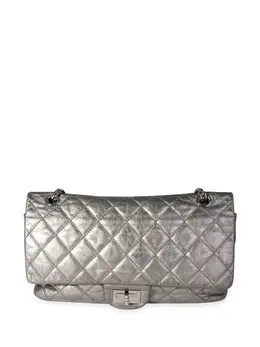 CHANEL Pre-Owned: Серебристая сумка 