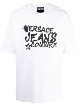 Versace Jeans Couture: Футболка с принтом 
