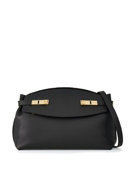 Ferragamo: Чёрная сумка 