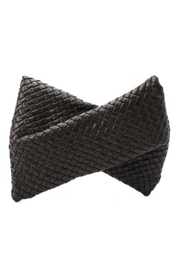 Bottega Veneta: Коричневый клатч BV