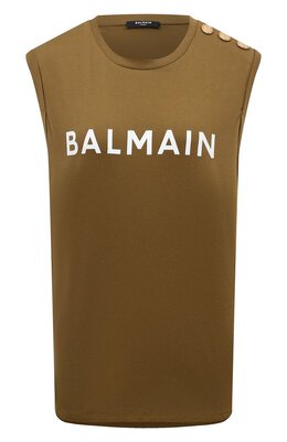 Balmain: Хлопковая майка