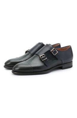 Santoni: Тёмные лоферы