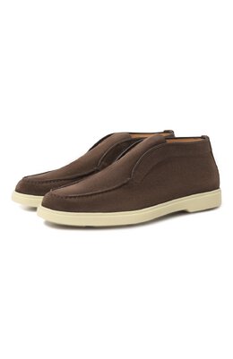 Замшевые ботинки Santoni wuya58458tisnsw9