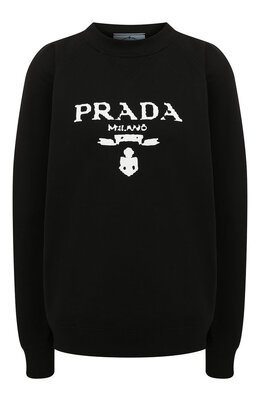 Prada: Хлопковый свитшот 