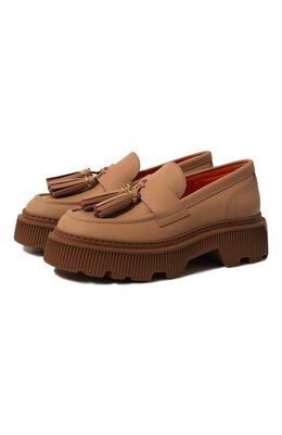 Santoni: Золотые лоферы