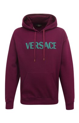 Versace: Хлопковая толстовка 