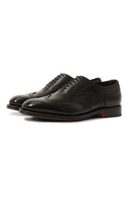 Santoni: Чёрные туфли