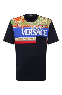 Versace: Хлопковая футболка 