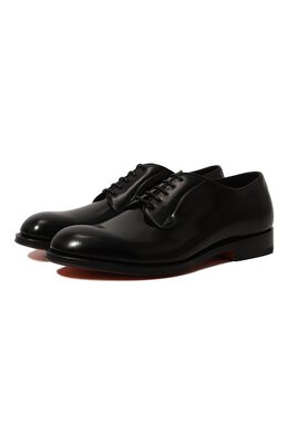 Santoni: Чёрные туфли 