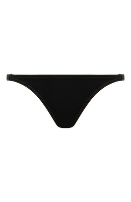 Pleated sequin-embellished low-rise bikini briefs