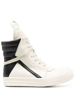 Rick Owens: Чёрные кроссовки Geobasket