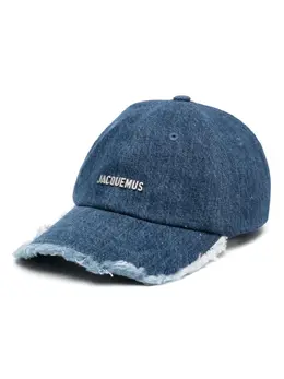 Jacquemus: Синяя кепка La Casquette