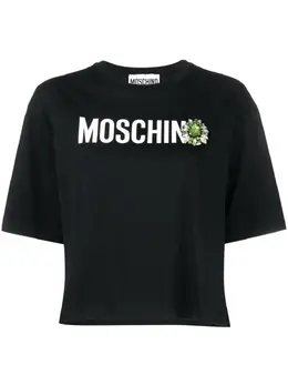 Moschino: Футболка с принтом