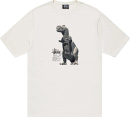 Stussy: Бежевая футболка 