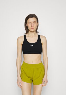 Nike: Чёрный бюстгальтер 