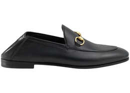 Лоферы Gucci Horsebit кожаные без шнурков, черный 414998 dlc00 1000 | black