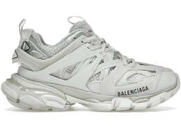 Balenciaga: Белые кроссовки Track