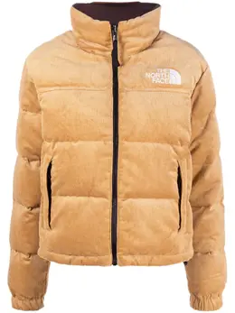 The North Face: Коричневая куртка Cotton