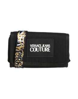 VERSACE JEANS COUTURE: Чёрная сумка 