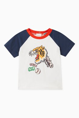 Kenzo: Футболка Tiger с принтом