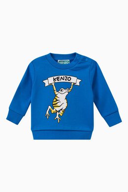 Kenzo: Хлопковый свитшот Paris