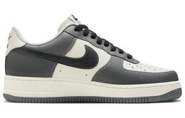 Nike: Серые кроссовки Air Force 1 Low