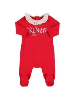 KENZO KIDS: Хлопковый комбинезон