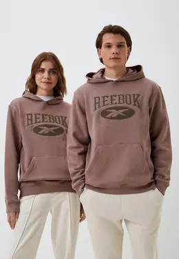 Reebok: Бежевая толстовка 