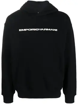 Emporio Armani: Толстовка с принтом 