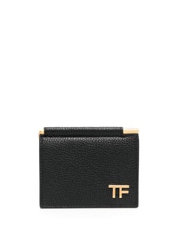 TOM FORD: Чёрный картхолдер Logo