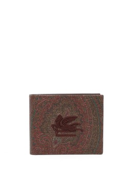 ETRO: Бордовый кошелёк  Pegaso