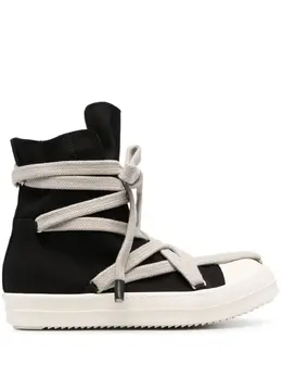 Rick Owens DRKSHDW: Чёрные кроссовки  Jumbo