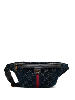 Gucci Pre-Owned: Синяя сумка