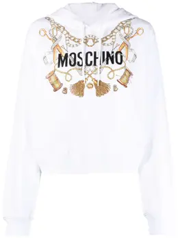 Moschino: Толстовка с принтом 