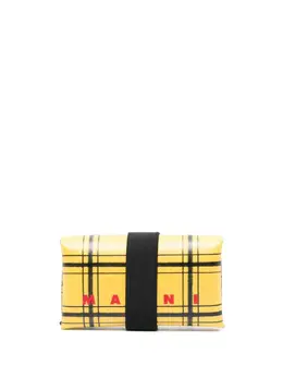 Marni: Жёлтый кошелёк Compartments