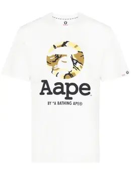 AAPE BY *A BATHING APE®: Футболка с принтом