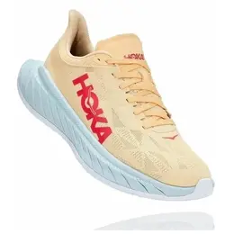 HOKA: Оранжевые кроссовки 