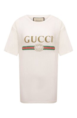 Gucci: Хлопковая футболка Web