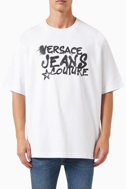 Versace Jeans: Хлопковая футболка