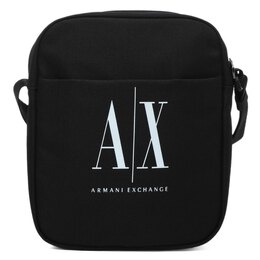 Armani Exchange: Чёрная сумка 