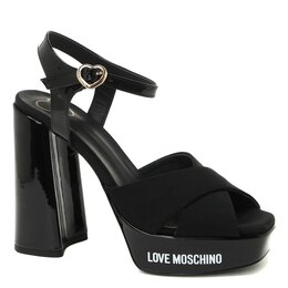 Love Moschino: Чёрные босоножки 