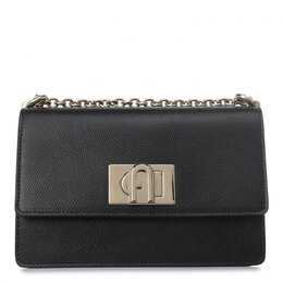 Furla: Чёрная сумка 