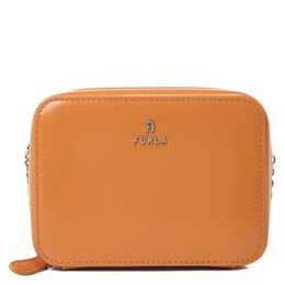 Furla: Оранжевая сумка 